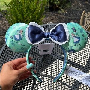 Disney Blue and Green Alice in Wonderland Ears